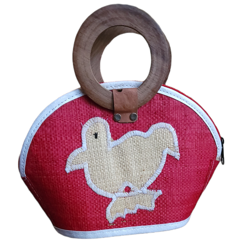 Small Red Purse | Handbag | Straw Bag | Mini Bag